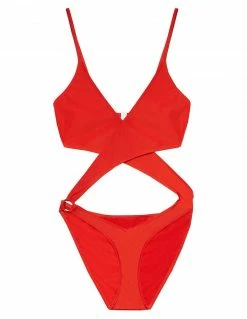 HUSTLER® Swim HUSTLER® Wrap Cut Out Swimsuit
