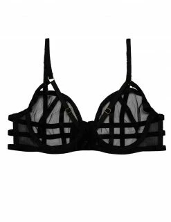 HUSTLER® Strappy Mesh Bra Lingerie 19 HUSTLER® Strappy Mesh Bra Lingerie