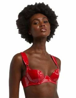 HUSTLER® Maxine PVC Sweetheart Bra