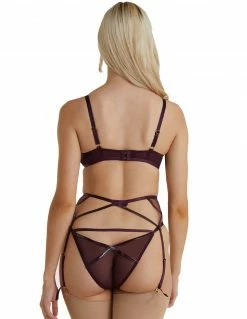 HUSTLER® PVC Cutout Mesh Garter Belt 4-12 Lingerie 6 HUSTLER® PVC Cutout Mesh Garter Belt 4-12 Lingerie