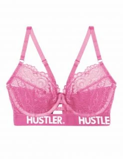 HUSTLER® Logo Lace Bra Curve 38-42 Lingerie