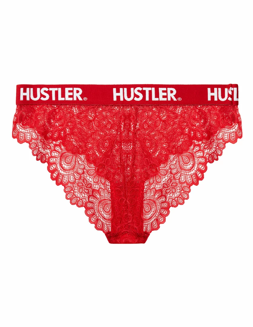HUSTLER® Logo Lace Brief 4-12 Lingerie 9 HUSTLER® Logo Lace Brief 4-12 Lingerie