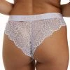 Lingerie HUSTLER® Logo Lace Brief White