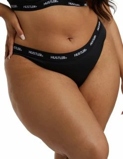 HUSTLER® Logo Brief Black