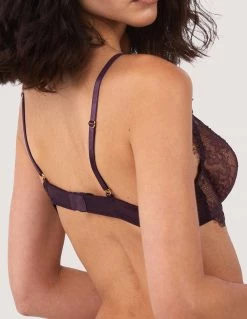 HUSTLER® Alvara Bra Plum Lingerie