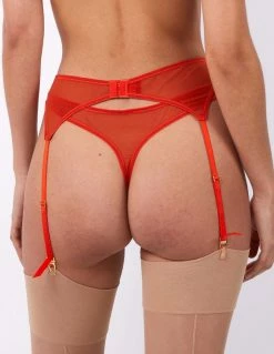 HUSTLER® Dola Garter Belt Orange