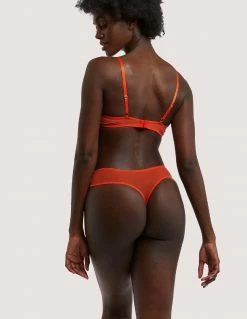 HUSTLER® Dola Thong 4-14 Orange Lingerie