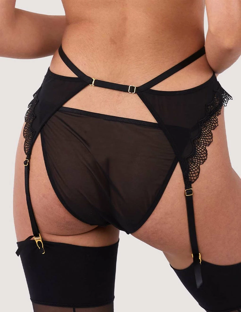 Lingerie HUSTLER® Tallie Garter Belt Black 2 Lingerie HUSTLER® Tallie Garter Belt Black