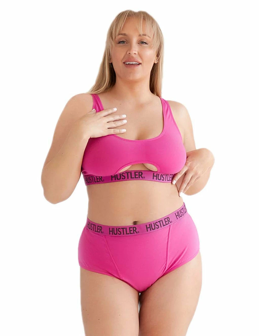 HUSTLER® Cutout Crop Top HUSTLER® Store 14 HUSTLER® Cutout Crop Top HUSTLER® Store