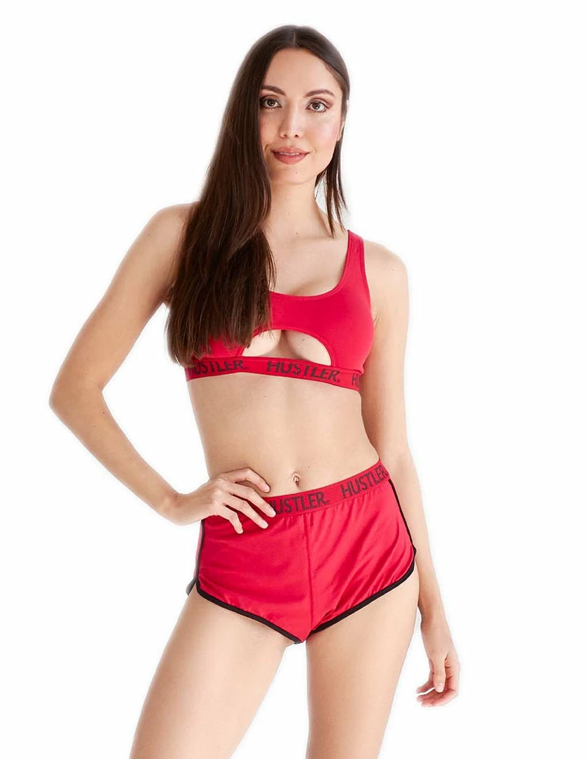 HUSTLER® Cutout Crop Top HUSTLER® Store 15 HUSTLER® Cutout Crop Top HUSTLER® Store