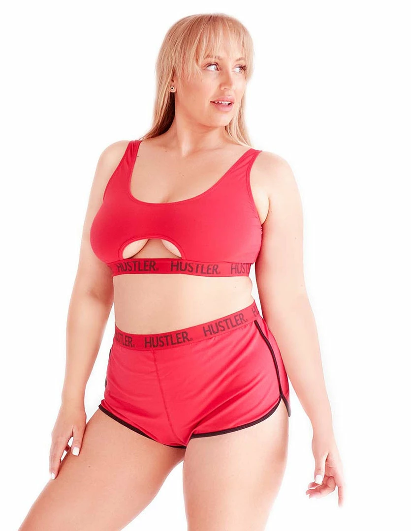 HUSTLER® Cutout Crop Top HUSTLER® Store 16 HUSTLER® Cutout Crop Top HUSTLER® Store