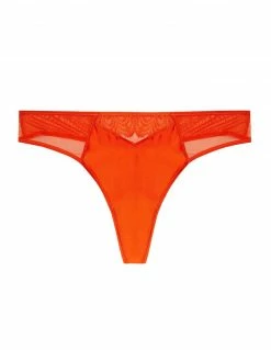 HUSTLER® Dola Thong 4-14 Orange Lingerie