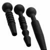 Cock & Ball Toys Master Series Dark Rods 3 Piece Silicone Penis Plug Set