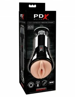 PDX ELITE Cock Compressor Vibrating Stroker