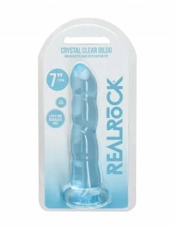 Dildos Real Rock Non Realistic Clear Wavy 7