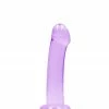 Real Rock Non Realistic Clear Smooth 7" Dildo