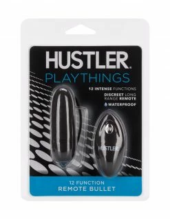 Vibrators HUSTLER® Playthings Silicone Remote Bullet
