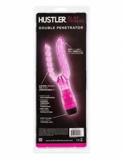 HUSTLER® Playthings Vibrating Double Penetrator Vibrators