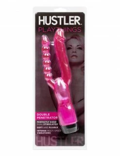 HUSTLER® Playthings Vibrating Double Penetrator Vibrators