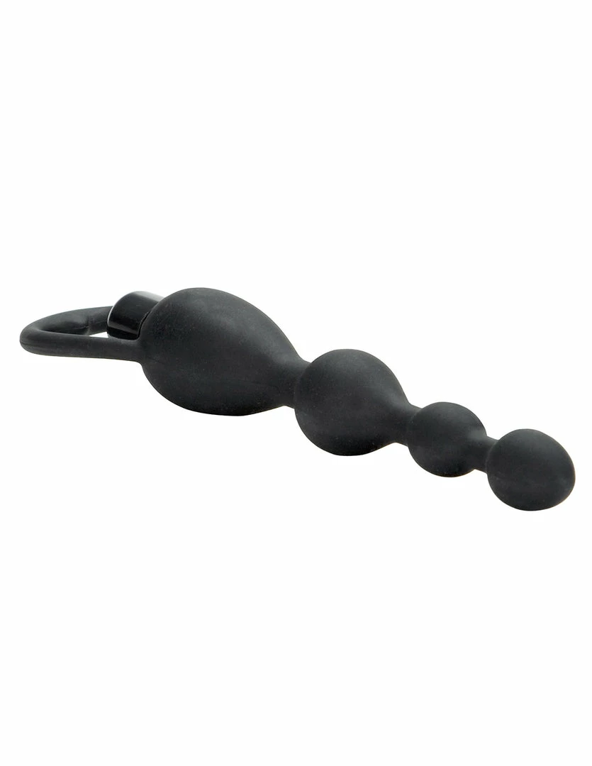 HUSTLER® Playthings Vibrating Silicone Booty Beads 5 HUSTLER® Playthings Vibrating Silicone Booty Beads