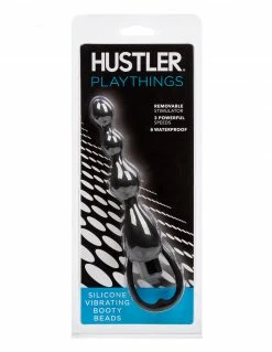 HUSTLER® Playthings Vibrating Silicone Booty Beads 12 HUSTLER® Playthings Vibrating Silicone Booty Beads