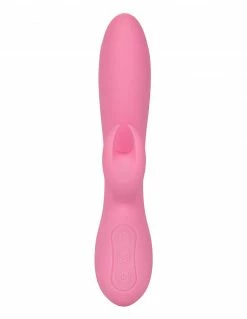 Vibrators HUSTLER® Playthings Silicone Dual Climaxer Vibrator