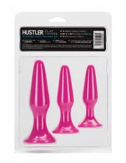 HUSTLER® Playthings Silicone Anal Trainer Kit