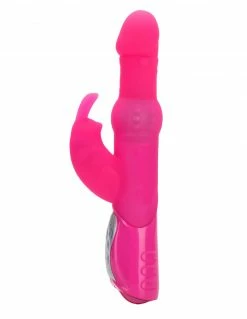 HUSTLER® Playthings Premium Silicone Beaded Jack Rabbit Vibrators