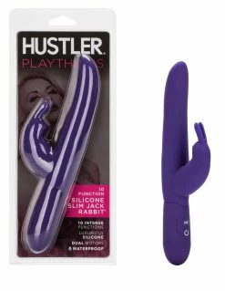 Vibrators HUSTLER® Playthings Slim Jack Rabbit Vibrator