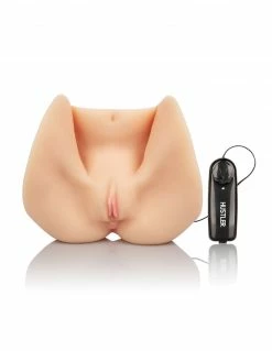 HUSTLER® Store HUSTLER® Vibrating Pussy And Ass Masturbator