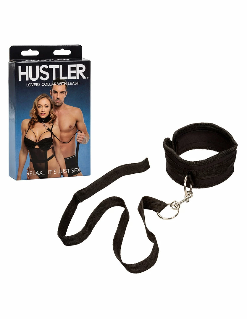 Bondage HUSTLER® Lovers Collar W/ Leash 4 Bondage HUSTLER® Lovers Collar W/ Leash