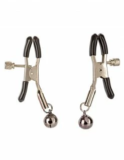 Bondage HUSTLER® Pleasure Nipple Clamps With Bells