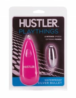 HUSTLER® Playthings Waterproof Silver Bullet Vibrators