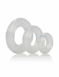 HUSTLER® Store HUSTLER® Playthings Premium Silicone 3 Ring Cockring Pack