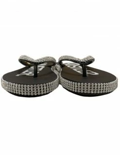 HUSTLER® Store HUSTLER Women's Rhinestone Flip Flops