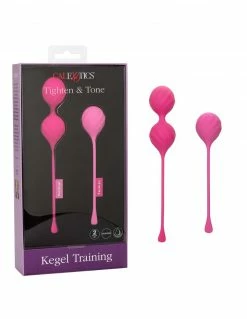 CalExotics Tighten & Tone Kegel Training 2pc Set Kegel Pleasure Balls