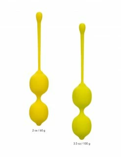 CalExotics Kegel Training Set Lemon Kegel Pleasure Balls