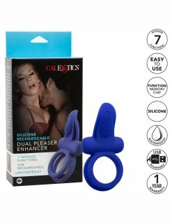 Rechargeable Vibrators CalExotics Dual Pleaser Enhancer