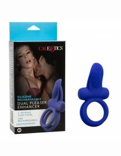 Rechargeable Vibrators CalExotics Dual Pleaser Enhancer
