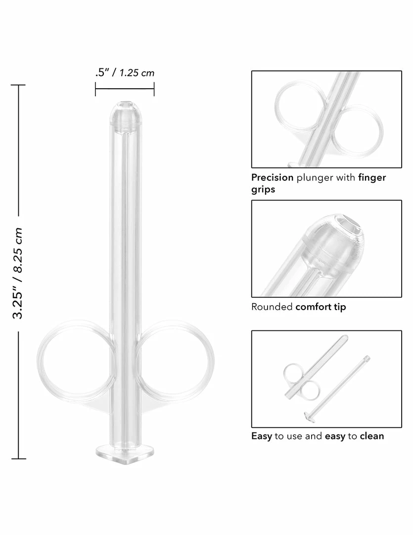 CalExotics Lube Tube Lubricant Applicator Enhancers & Lubes 6 CalExotics Lube Tube Lubricant Applicator Enhancers & Lubes