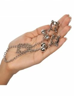 CalExotics Nipple Press With Bells Bondage