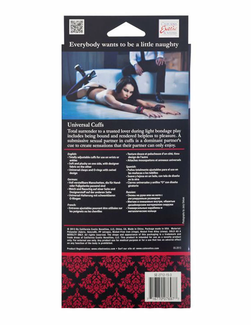 Scandal Universal Cuffs Bondage 4 Scandal Universal Cuffs Bondage