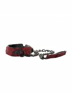 Scandal Collar With Leash Bondage