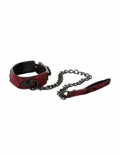 Scandal Collar With Leash Bondage