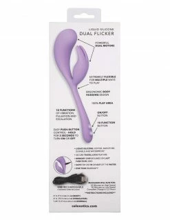 Elle Liquid Silicone Dual Flicker Vibrators