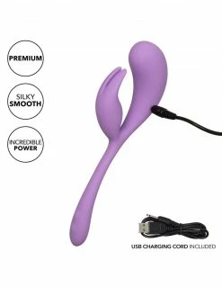 Elle Liquid Silicone Dual Flicker Vibrators