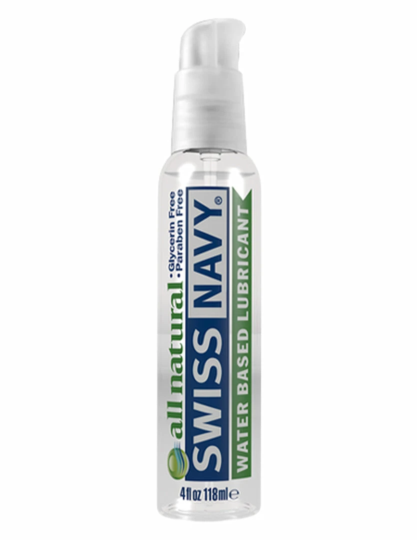 Enhancers & Lubes Swiss Navy All Natural Water Lube 4oz 1 Enhancers & Lubes Swiss Navy All Natural Water Lube 4oz