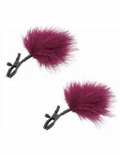 Sex & Mischief Bondage S&M Enchanted Feathered Clamps