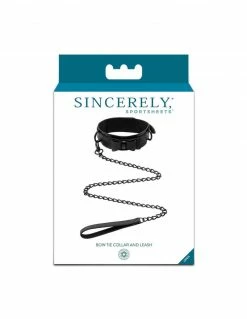 Sincerely Bow Tie Collar & Leash Bondage