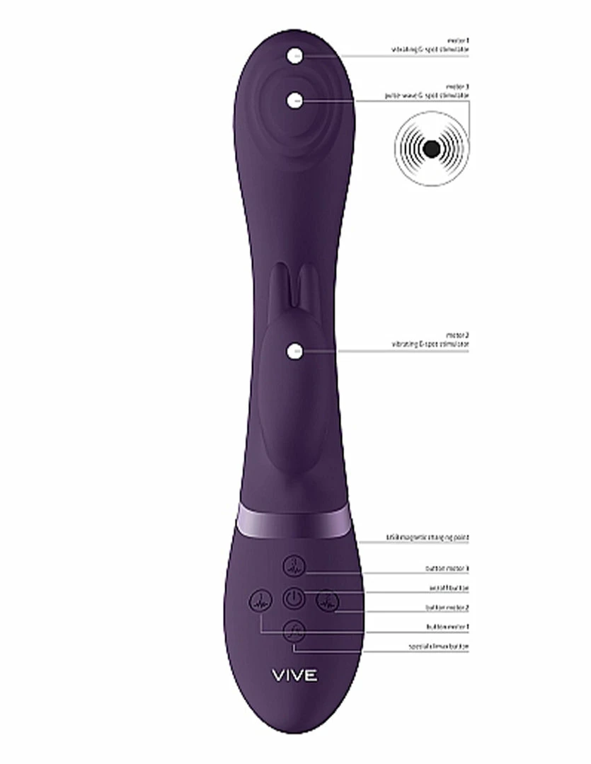 Vive Cato Pulse G-Spot Rabbit 5 Vive Cato Pulse G-Spot Rabbit